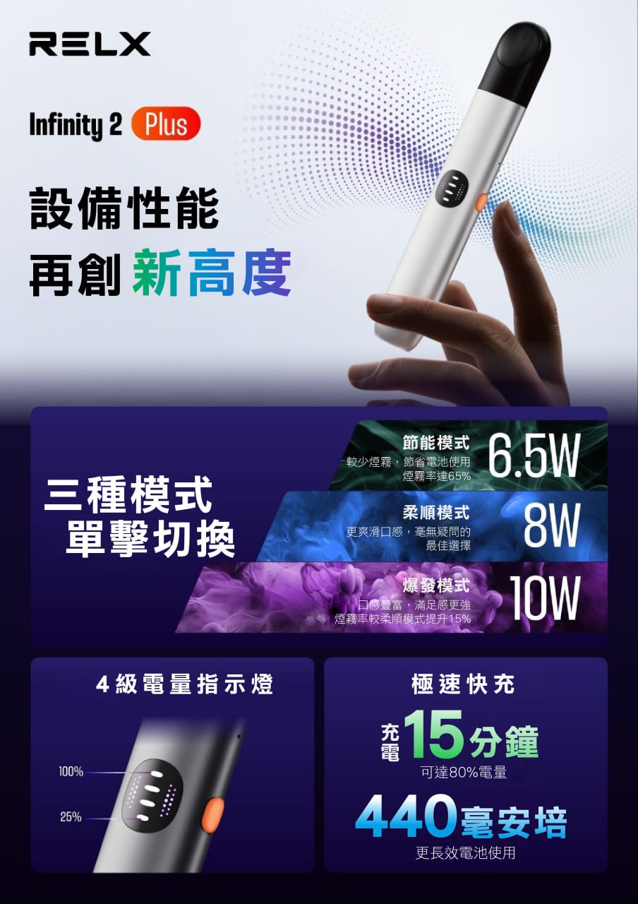 悅刻6代主機 RELX Infinity 2 無限六代煙桿 Infinity Pro 2 Relx6pro 通用四五代煙彈 - SP2S思博瑞台灣官網